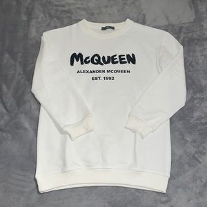 Alexander McQueen White Crewneck